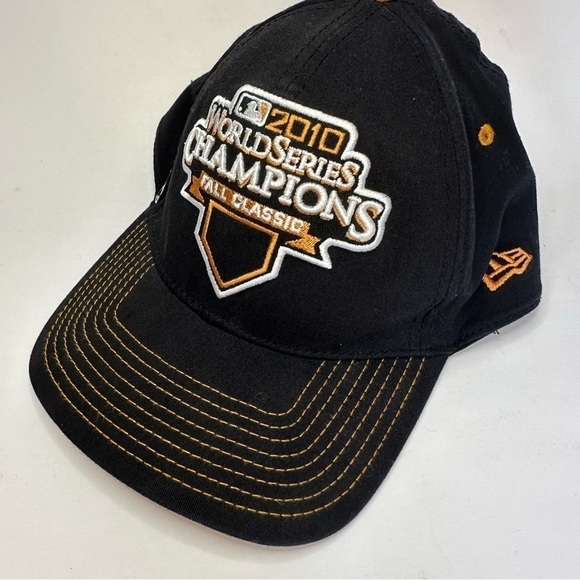 SAN FRANCISCO SF GIANTS 2010 WORLD SERIES CHAMPIONS NEW ERA LOCKER ROOM CAP HAT - Picture 1 of 8